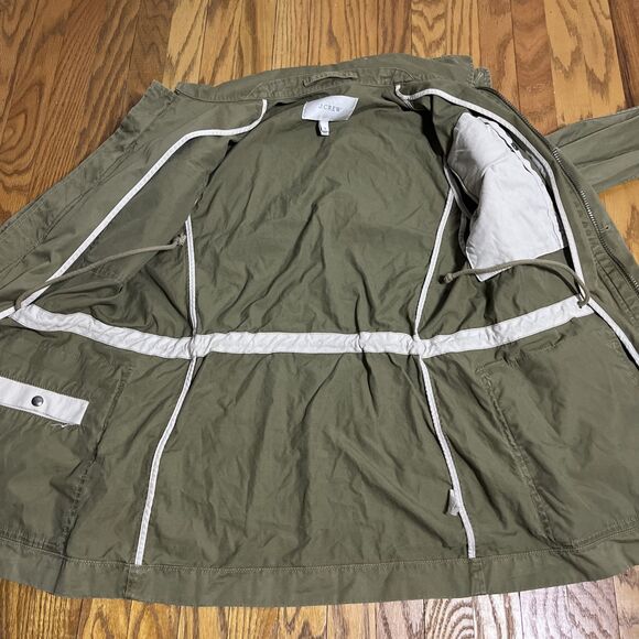 J. Crew Boyfriend Fatigue Jacket Small Womens Green Military Field Rugged - Picture 6 of 8